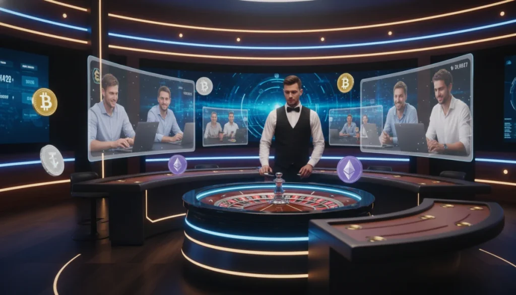 Kripto Kumarhanelerde Canlı Oyun Oynama: Gerçek Krupiyeler ve Hızlı İşlemler